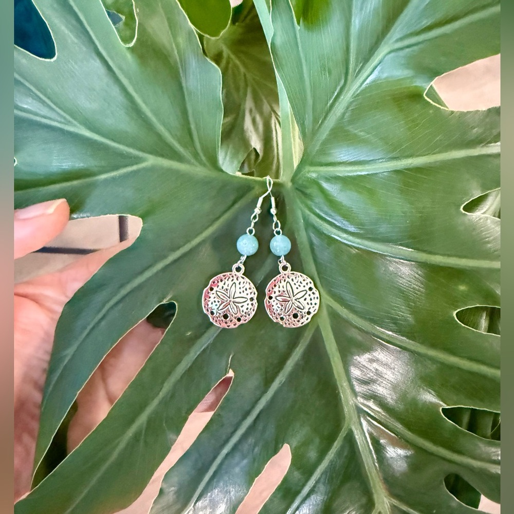 Amazonite Earrings || Handmade - Picture 3 of 3